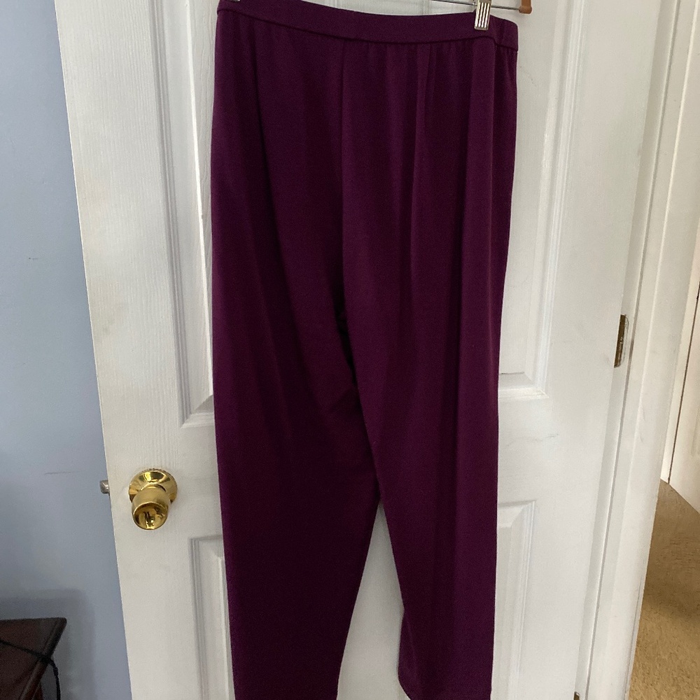 Eileen Fisher Brushed Terry Hug Pant   Like NEW. M - Picture 4 of 5